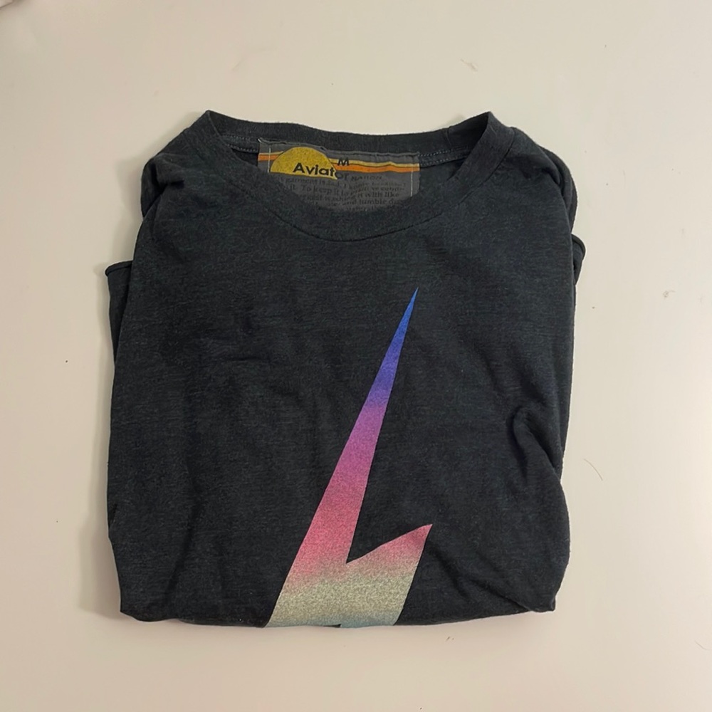 Womens aviator nation long sleeve